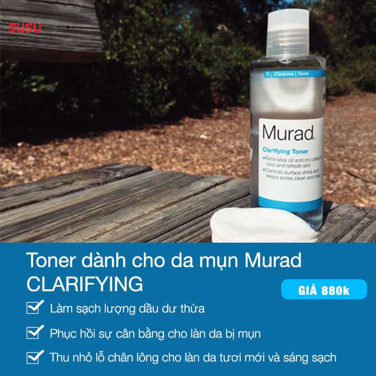  Toner cho da dầu mụn Murad CLARIFYING